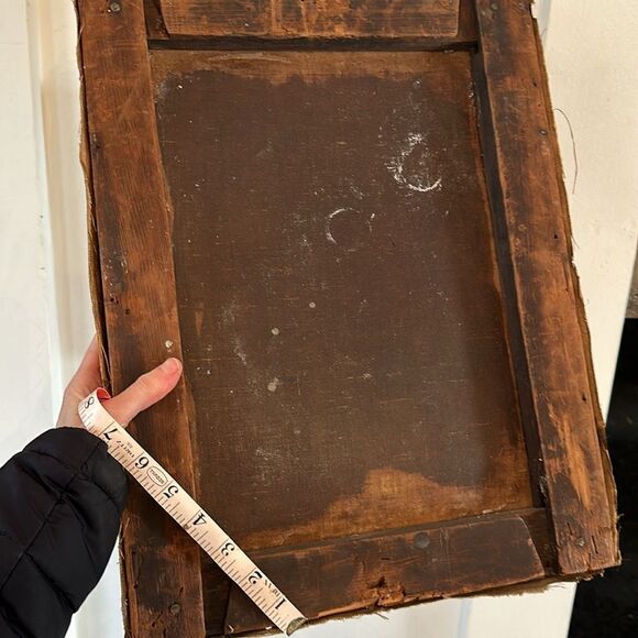 Vintage Old World Man With The Red Cap Painting - Picture 5 of 8